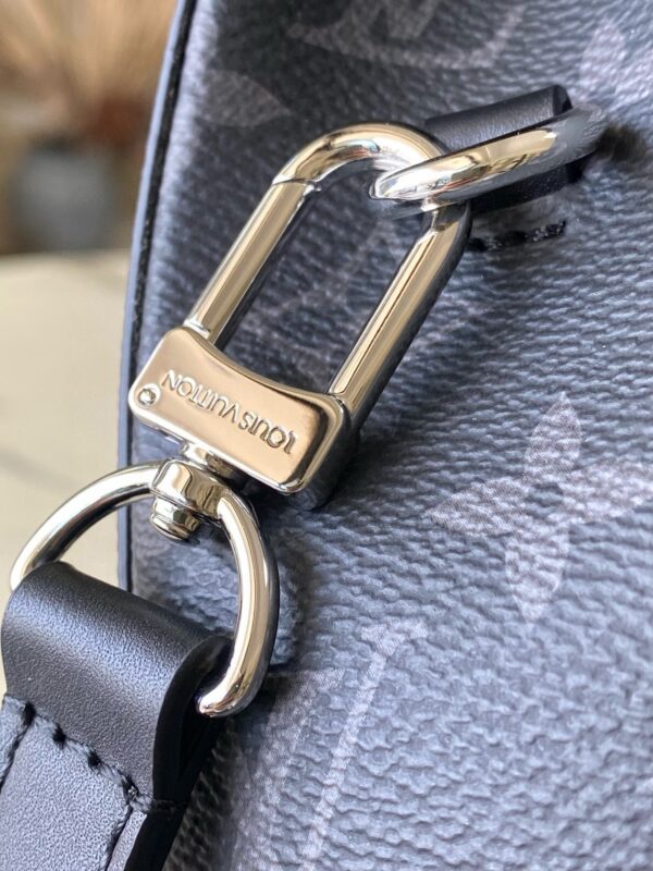 [REP 1:1] Louis Vuitton Nano Steamer Monogram Eclipse Unique Bag For Unisex M82774 - 18cm