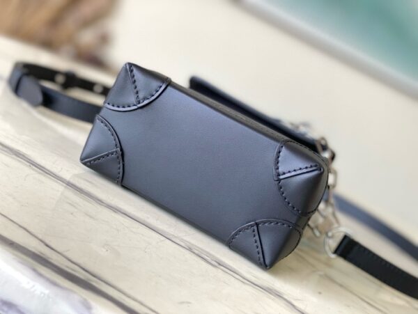 [REP 1:1] Louis Vuitton Nano Steamer Monogram Eclipse Unique Bag For Unisex M82774 - 18cm