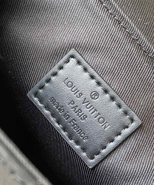 [REP 1:1] Louis Vuitton Nano Steamer Monogram Eclipse Unique Bag For Unisex M82774 - 18cm