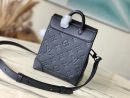 [REP 1:1] Louis Vuitton Nano Steamer Monogram Taurillon Leather LG G90 Unique Bag For Unisex M82772 - 18cm