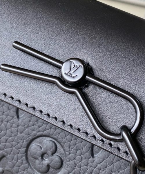 [REP 1:1] Louis Vuitton Nano Steamer Monogram Taurillon Leather LG G90 Unique Bag For Unisex M82772 - 18cm