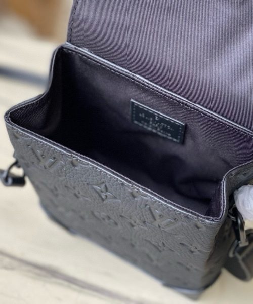 [REP 1:1] Louis Vuitton Nano Steamer Monogram Taurillon Leather LG G90 Unique Bag For Unisex M82772 - 18cm