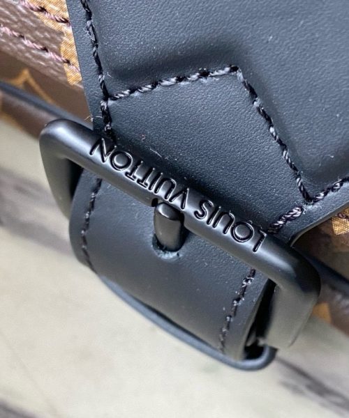 [REP 1:1] Louis Vuitton Monogram Eclipse Montsouris Messenger Shoulder Unique Bag For Women M46685 3 - 34cm