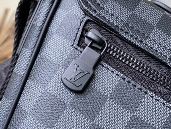 [REP 1:1] Louis Vuitton Monogram Eclipse Montsouris Messenger Shoulder Unique Bag For Women M46685 2 - 34cm
