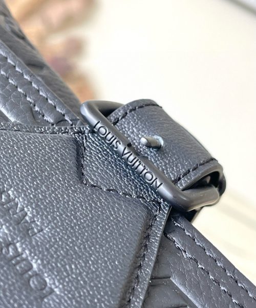 [REP 1:1] Louis Vuitton Monogram Eclipse Montsouris Messenger Shoulder Unique Bag For Women M46685 - 34cm