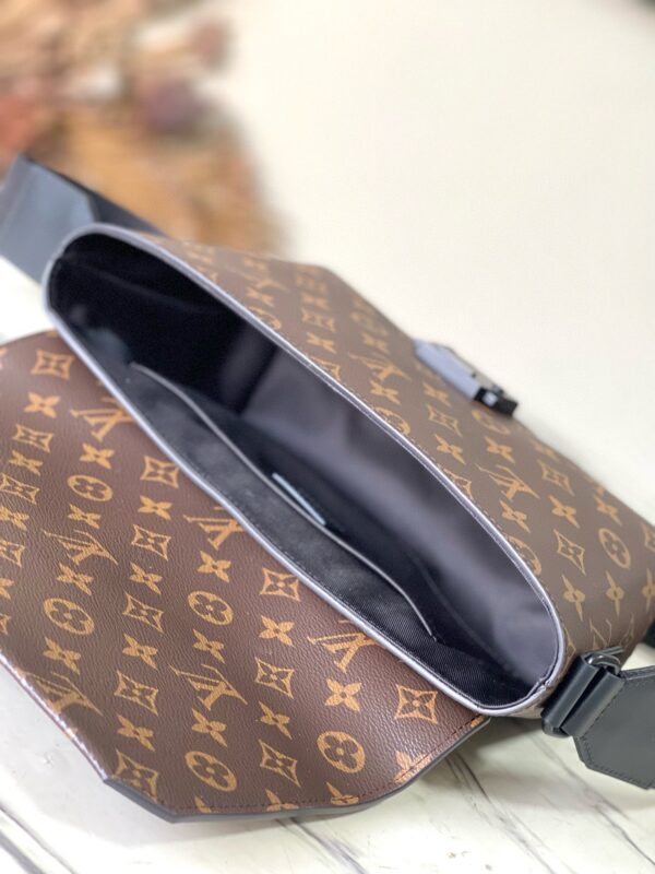 [REP 1:1] Louis Vuitton S Cape Messenger Monogram Eclipse Unique Bag For Unisex M46794 3 - 28cm
