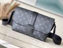 [REP 1:1] Louis Vuitton S Cape Messenger Monogram Eclipse Unique Bag For Women M46794 2 - 28cm