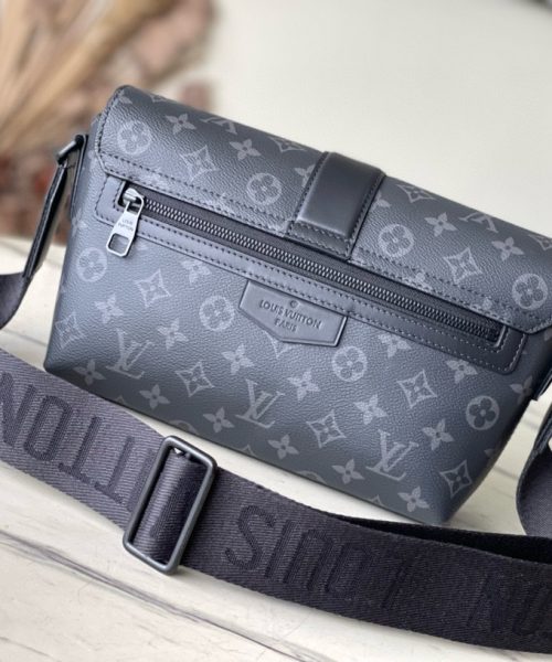 [REP 1:1] Louis Vuitton S Cape Messenger Monogram Eclipse Unique Bag For Women M46794 2 - 28cm
