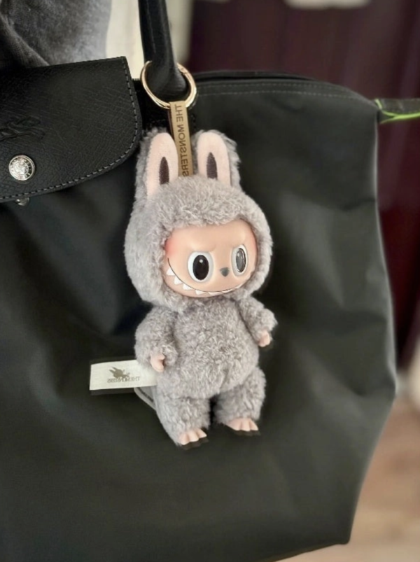 Sesame Bean Labubu Bag Charm