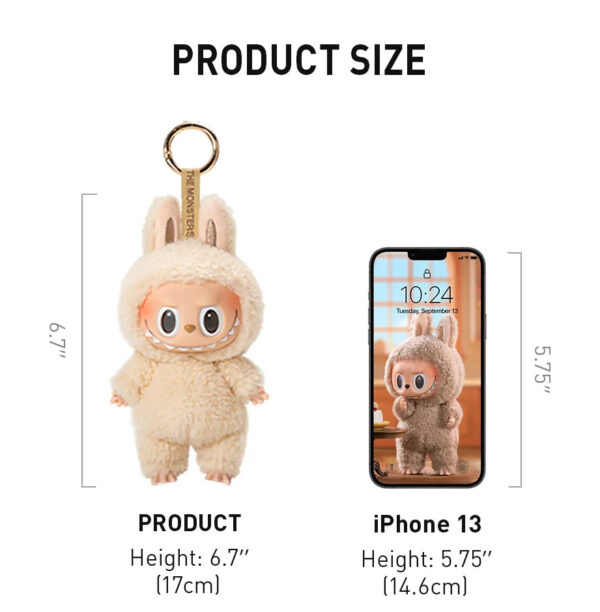 Chestnut Cocoa Labubu Bag Charm