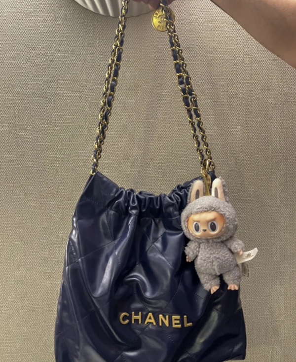 Sesame Bean Labubu Bag Charm