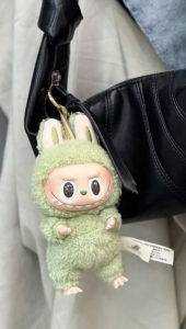 Green Grape Labubu Bag Charm