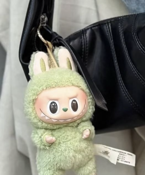 Green Grape Labubu Bag Charm