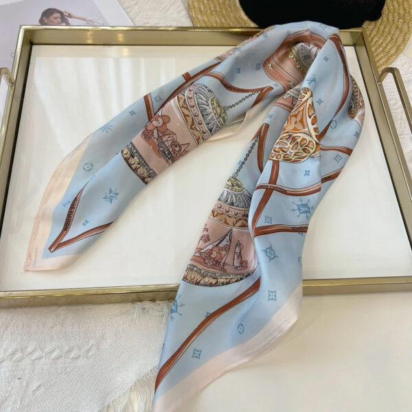 Louis Vuitton Monogram Square 70cm Silk Scarf