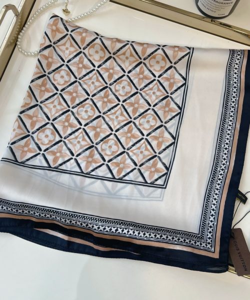 Louis Vuitton Monogram Square 70cm Silk Scarf (Random Style)