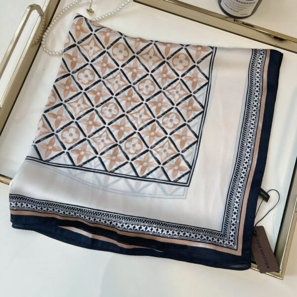 Louis Vuitton Monogram Square 70cm Silk Scarf