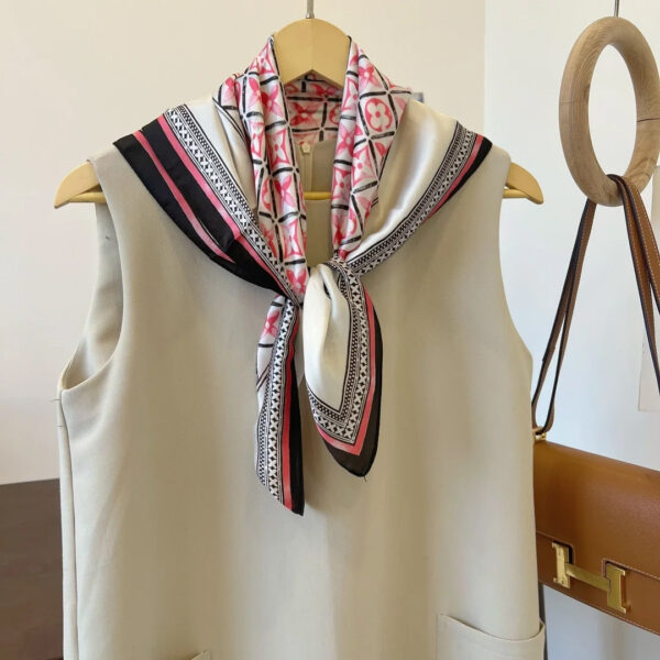 Louis Vuitton Monogram Square 70cm Silk Scarf