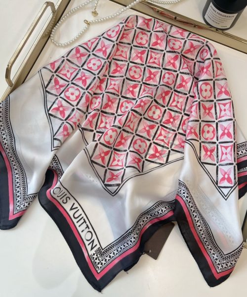 Louis Vuitton Monogram Square 70cm Silk Scarf (Random Style)