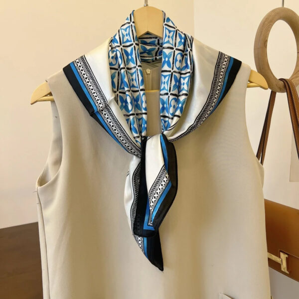 Louis Vuitton Monogram Square 70cm Silk Scarf