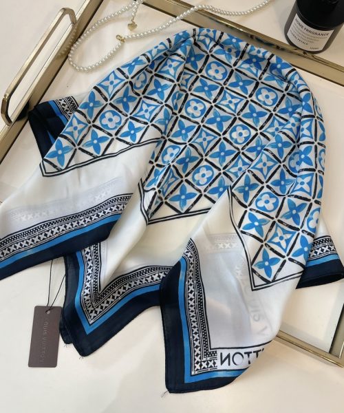 Louis Vuitton Monogram Square 70cm Silk Scarf (Random Style)