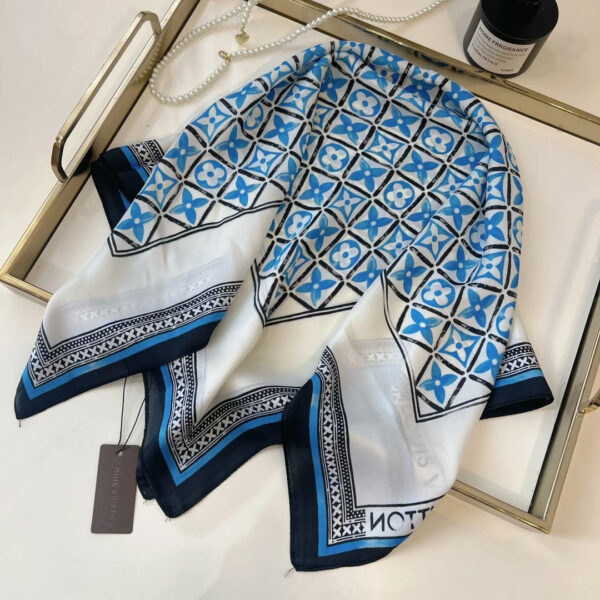 Louis Vuitton Monogram Square 70cm Silk Scarf