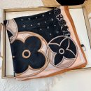 Louis Vuitton Monogram Square 70cm Silk Scarf (Random Style)