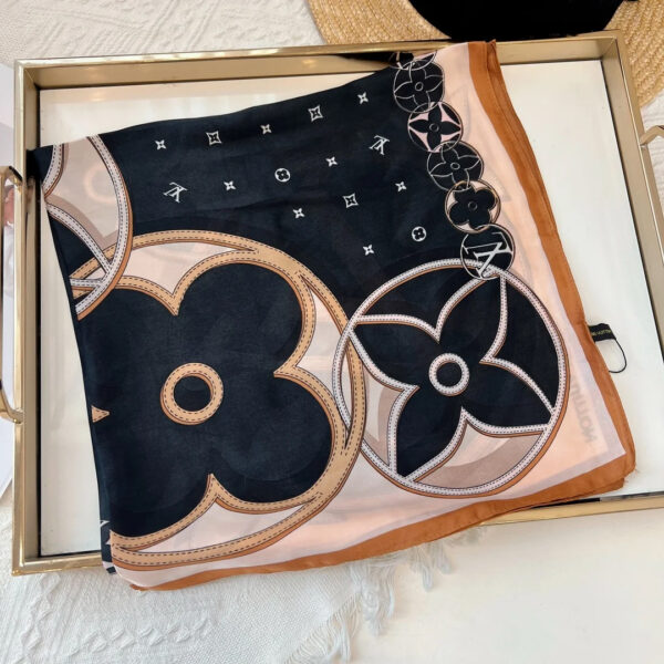 Louis Vuitton Monogram Square 70cm Silk Scarf