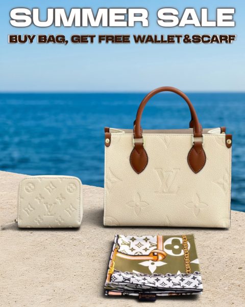 Big Bag + Gifts (FREE LV Wallet & FREE LV Scarf)