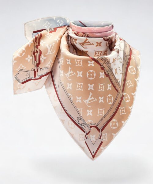 Louis Vuitton Monogram Square 70cm Silk Scarf