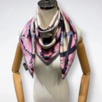 570735 Louis Vuitton Square 90 Silk Scarves