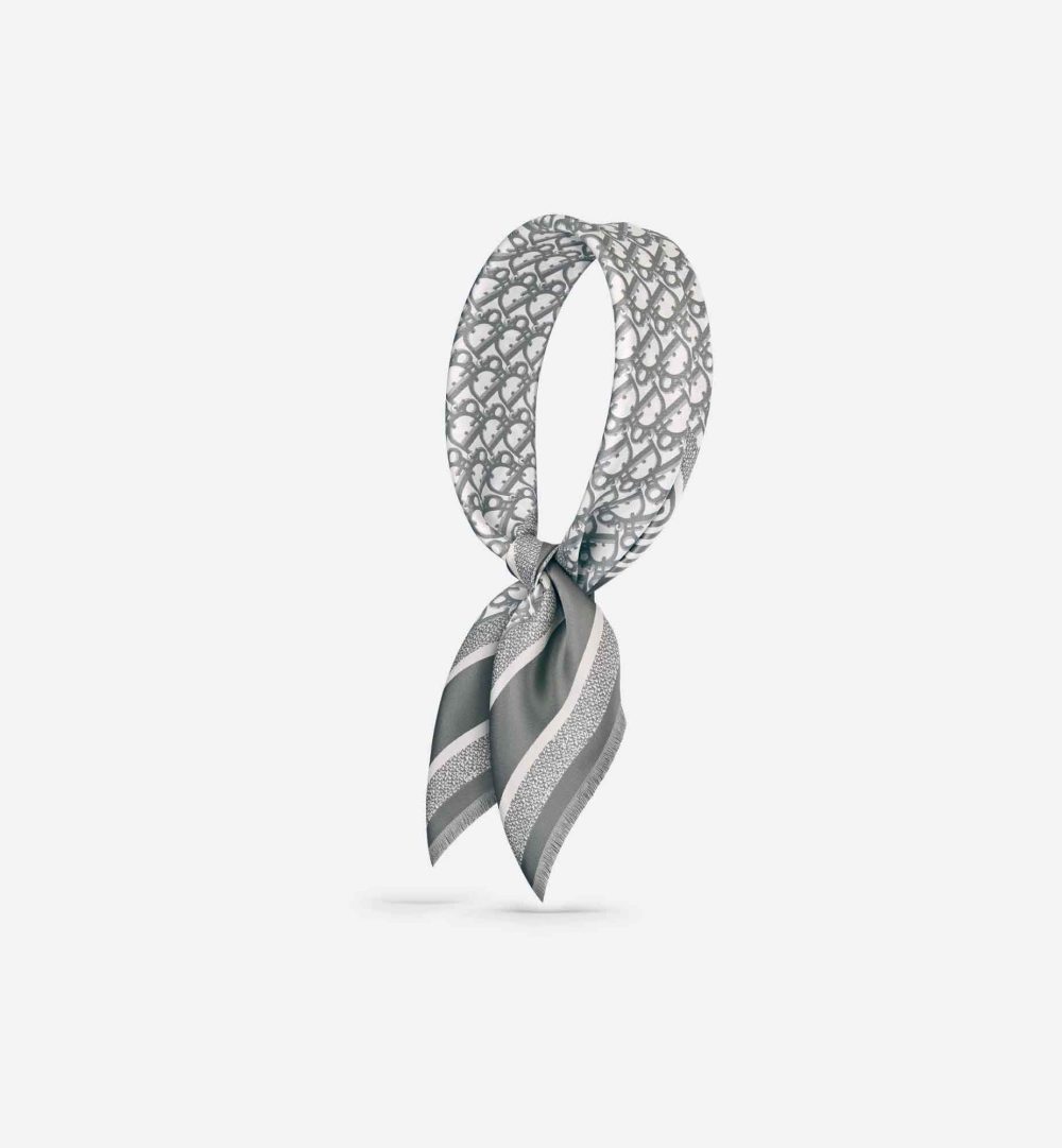 Dior Square 70cm Silk Scarf (Random Style) - Image 3