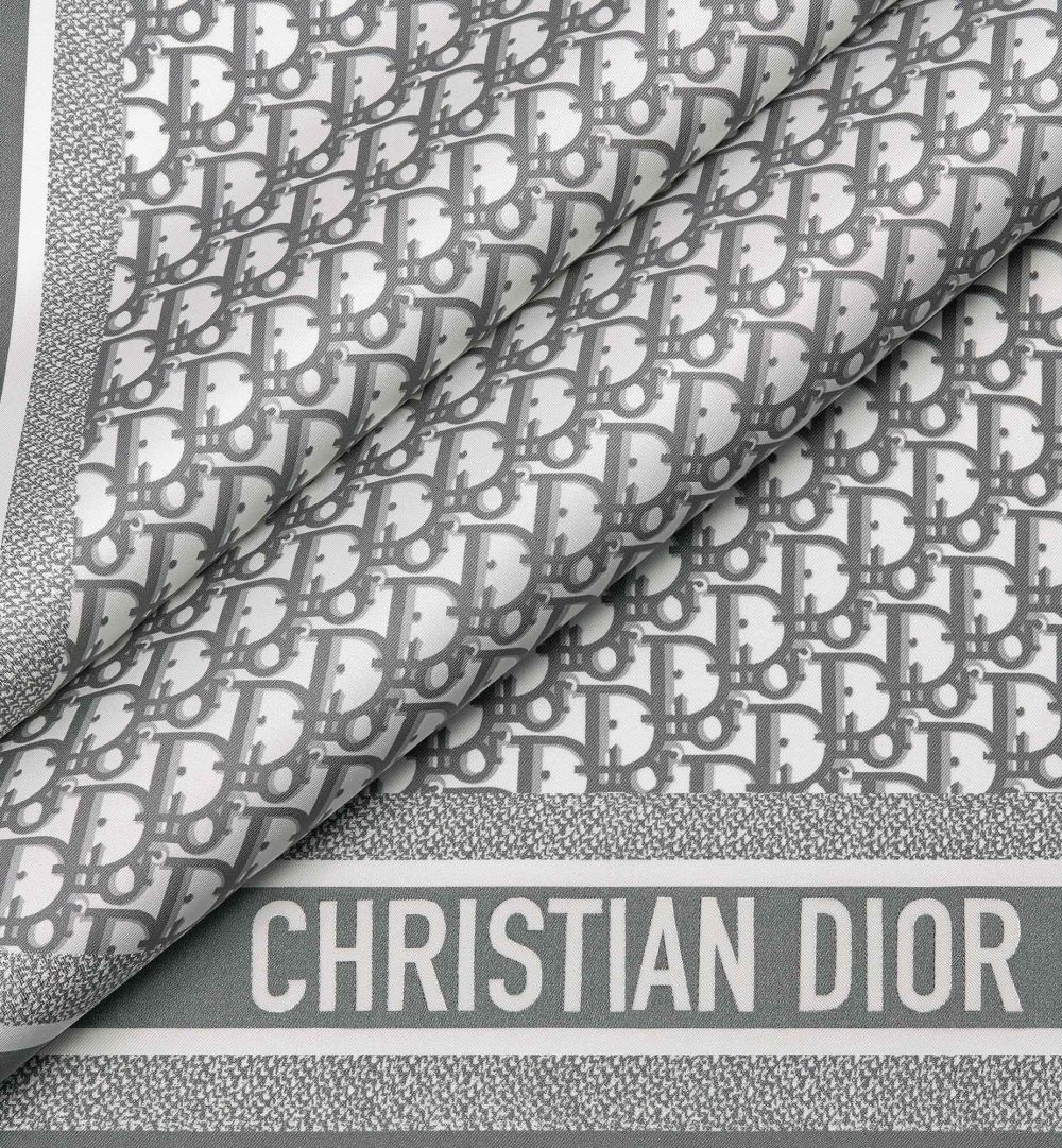 Dior Square 70cm Silk Scarf (Random Style) - Image 4