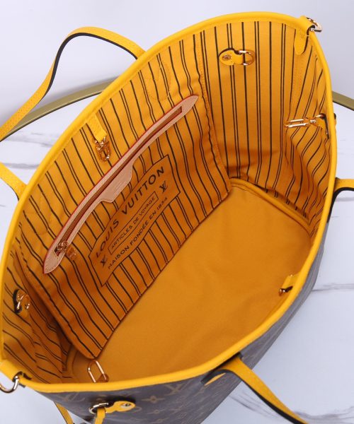 1:1 Replica Louis Vuitton LV Neverfull Bandoulière Inside Out MM Monogram Luxury Women Bag M12779 31cm/ 12.2in