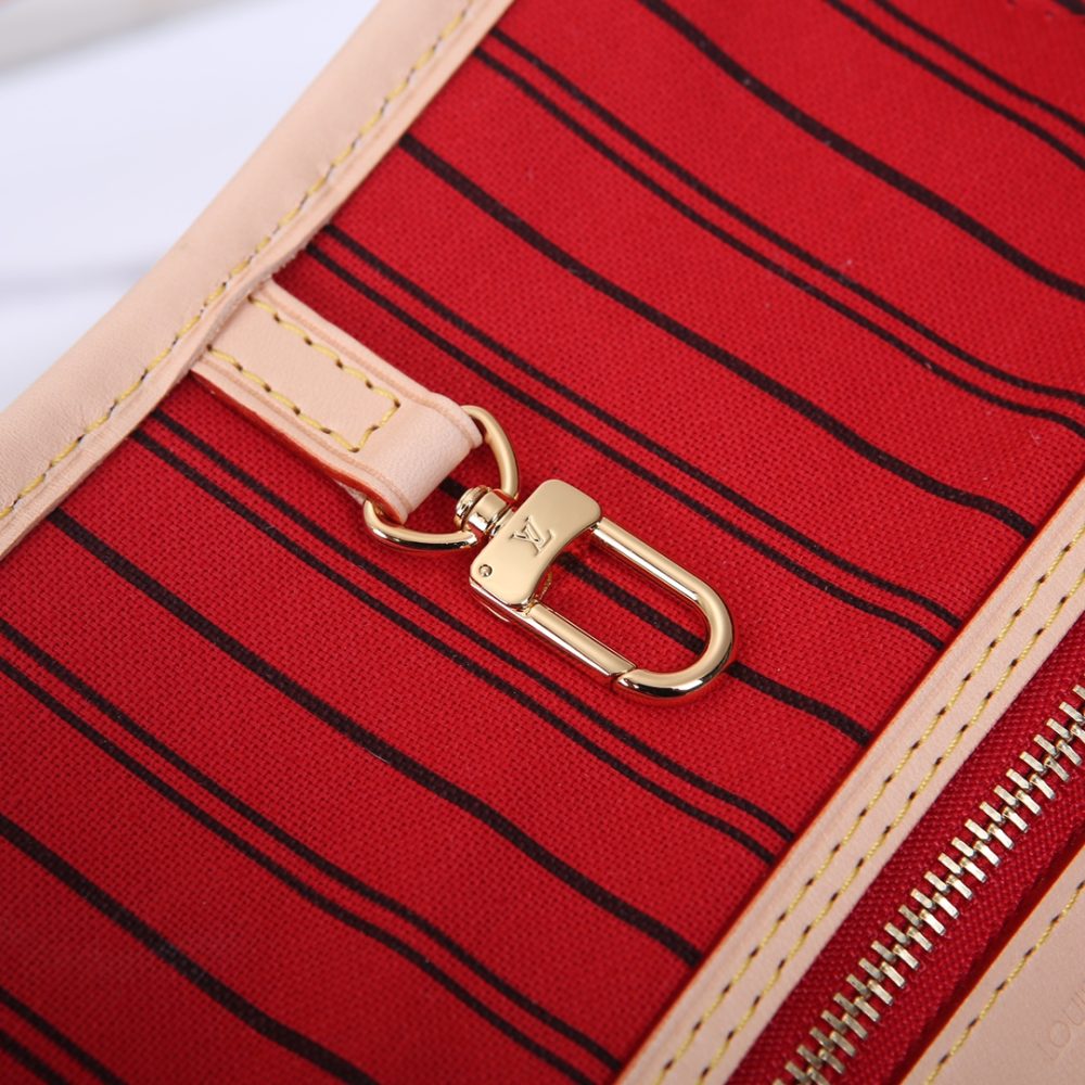 1:1 Replica Louis Vuitton LV Neverfull Bandoulière Inside Out MM Monogram Luxury Women Bag M12096 31cm/ 12.2in - Image 8