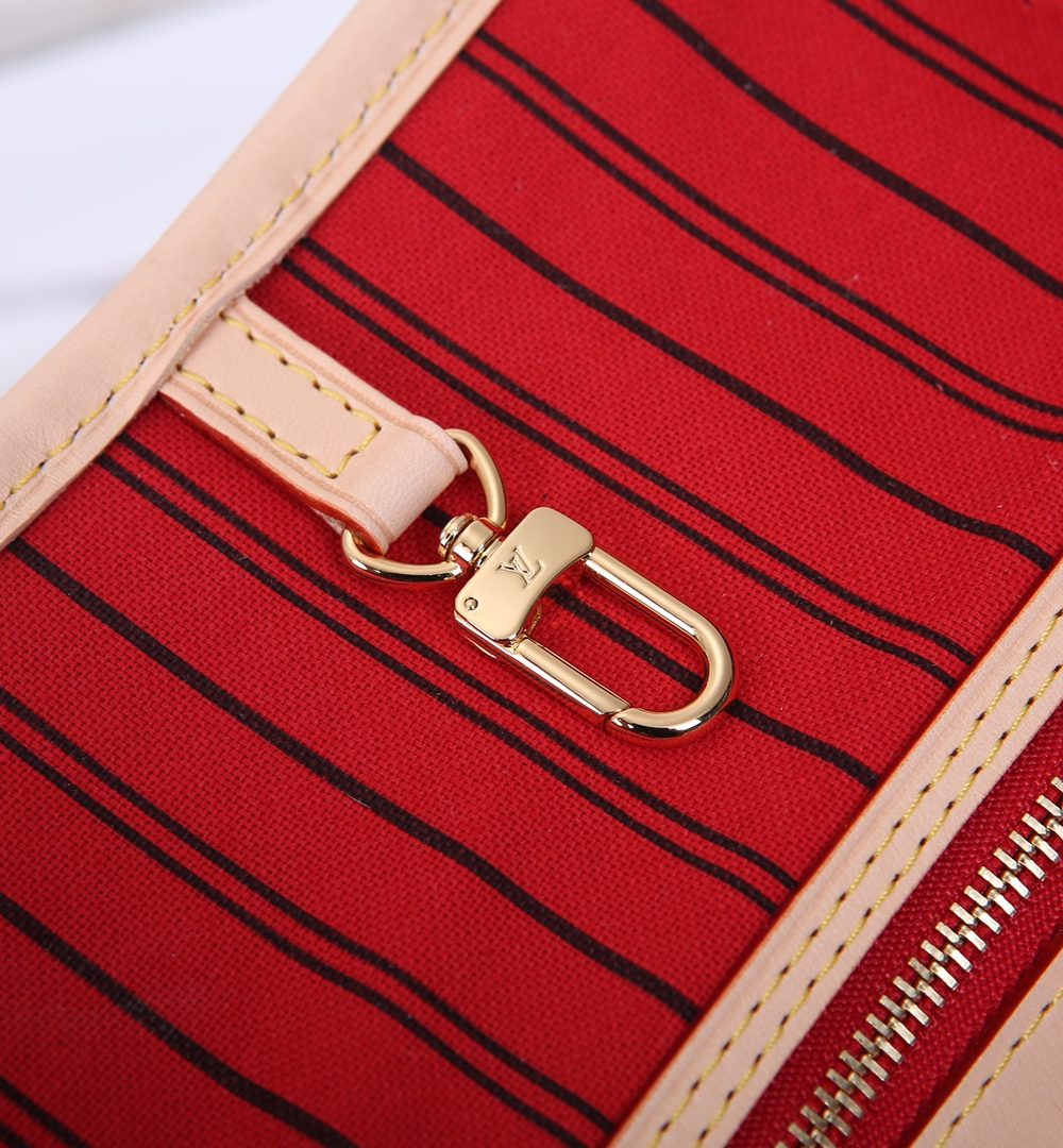 1:1 Replica Louis Vuitton LV Neverfull Bandoulière Inside Out MM Monogram Luxury Women Bag M12096 31cm/ 12.2in