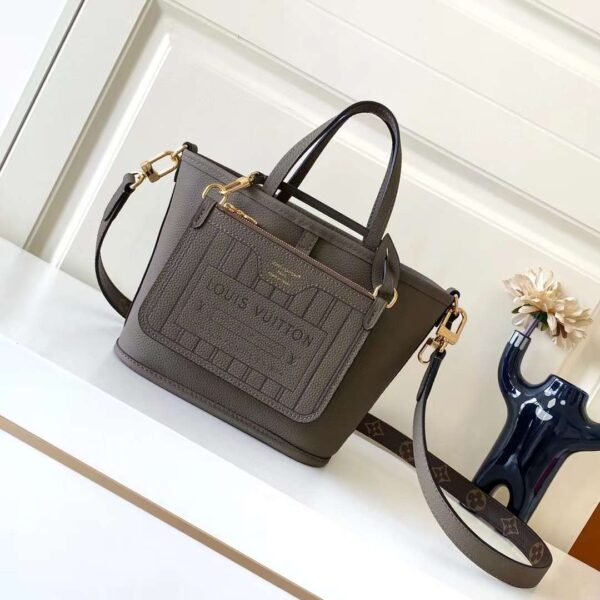 1:1 Replica Louis Vuitton LV Neverfull Bandoulière Inside Out BB Monogram Luxury Women Bag M12109 24cm