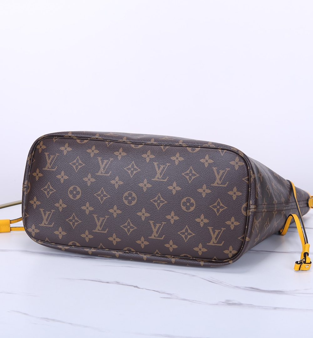 1:1 Replica Louis Vuitton LV Neverfull Bandoulière Inside Out MM Monogram Luxury Women Bag M12779 31cm/ 12.2in