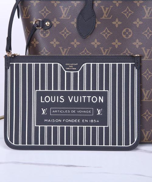 1:1 Replica Louis Vuitton LV Neverfull Inside Out MM Other Leathers Luxury Women Bag M11946 31cm/ 12.2in