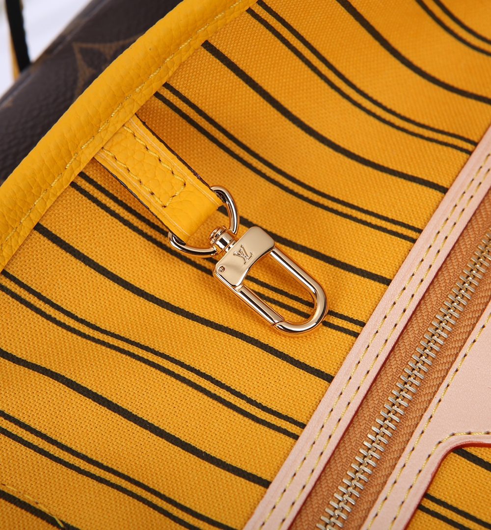 1:1 Replica Louis Vuitton LV Neverfull Bandoulière Inside Out MM Monogram Luxury Women Bag M12779 31cm/ 12.2in