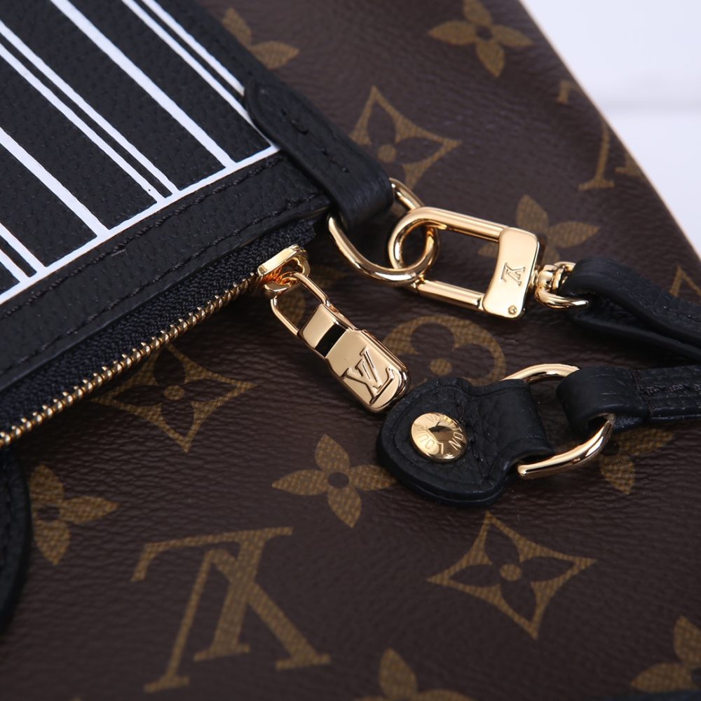 1:1 Replica Louis Vuitton LV Neverfull Inside Out MM Other Leathers Luxury Women Bag M11946 31cm/ 12.2in - Image 10
