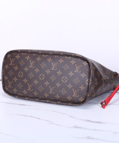1:1 Replica Louis Vuitton LV Neverfull Bandoulière Inside Out MM Monogram Luxury Women Bag M12708 31cm/ 12.2in