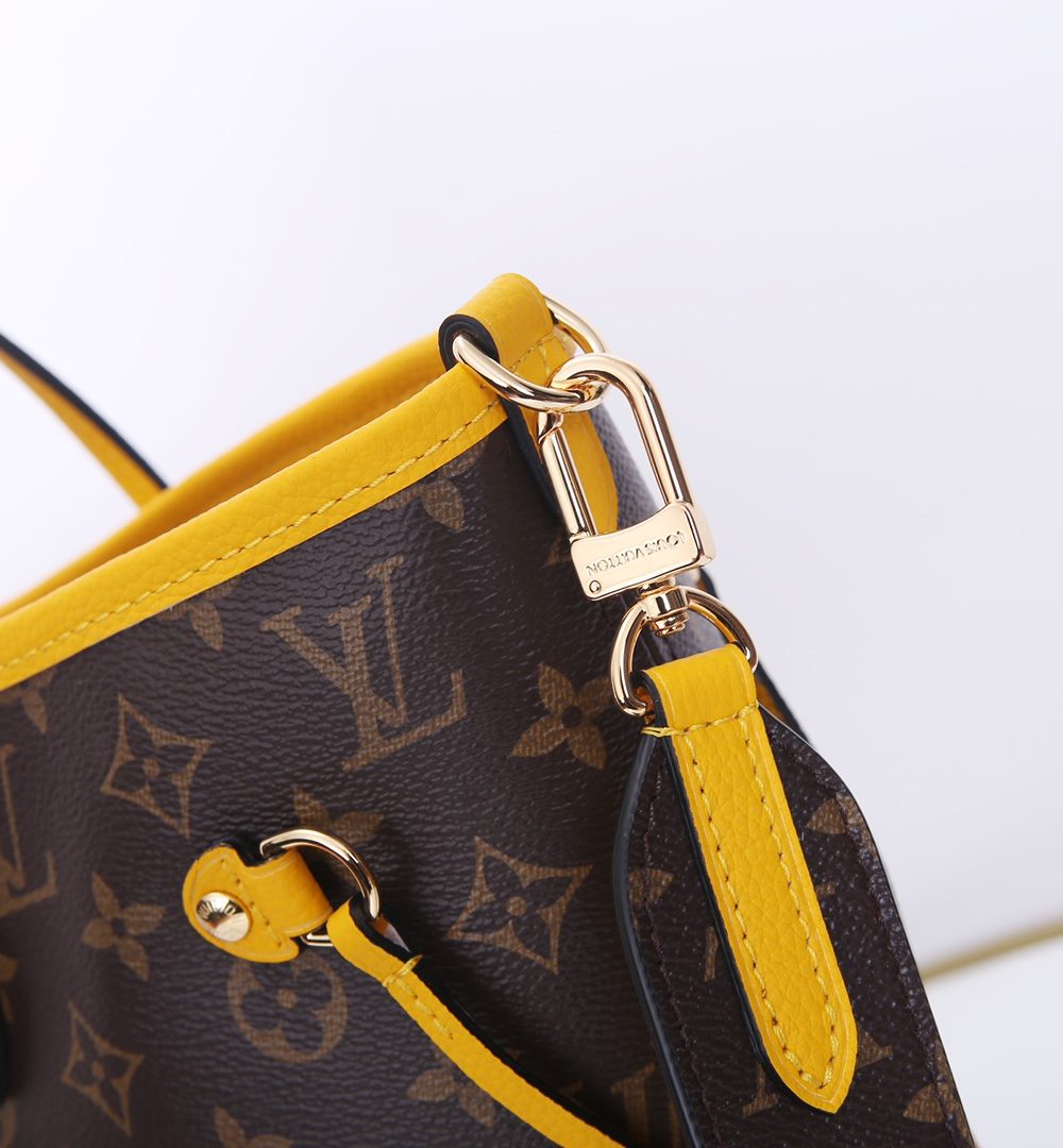 1:1 Replica Louis Vuitton LV Neverfull Bandoulière Inside Out MM Monogram Luxury Women Bag M12779 31cm/ 12.2in