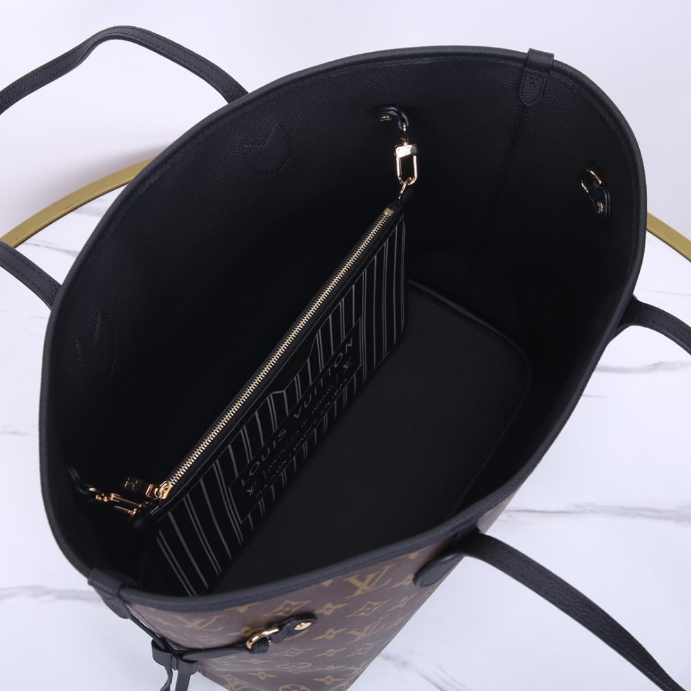1:1 Replica Louis Vuitton LV Neverfull Inside Out MM Other Leathers Luxury Women Bag M11946 31cm/ 12.2in - Image 12
