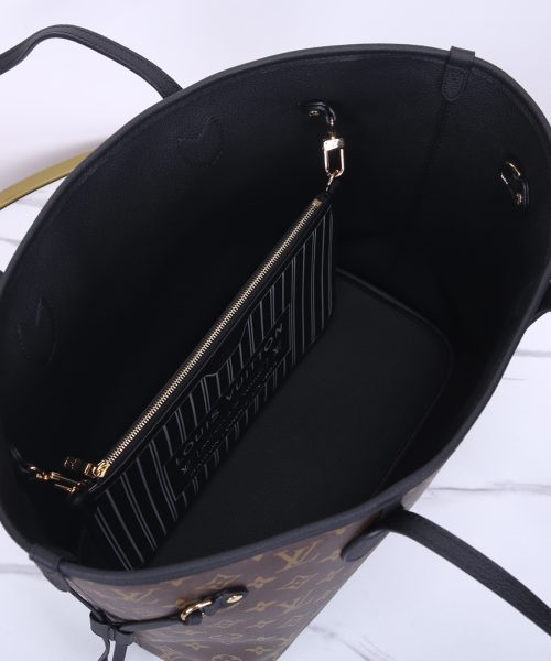 1:1 Replica Louis Vuitton LV Neverfull Inside Out MM Other Leathers Luxury Women Bag M11946 31cm/ 12.2in