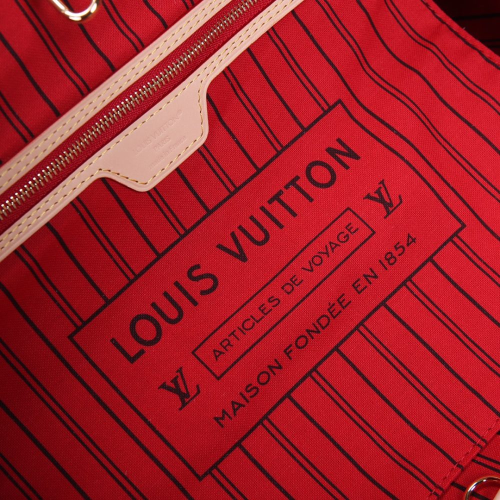 1:1 Replica Louis Vuitton LV Neverfull Bandoulière Inside Out MM Monogram Luxury Women Bag M12096 31cm/ 12.2in - Image 9