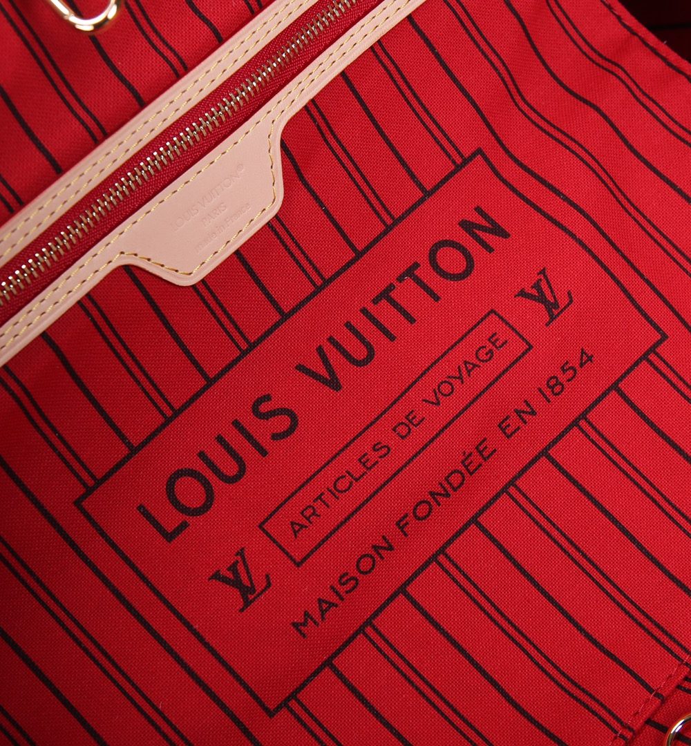 1:1 Replica Louis Vuitton LV Neverfull Bandoulière Inside Out MM Monogram Luxury Women Bag M12096 31cm/ 12.2in