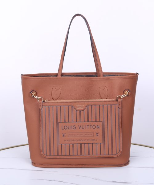 1:1 Replica Louis Vuitton LV Neverfull Inside Out MM Other Leathers Luxury Women Bag M12061 31cm/ 12.2in