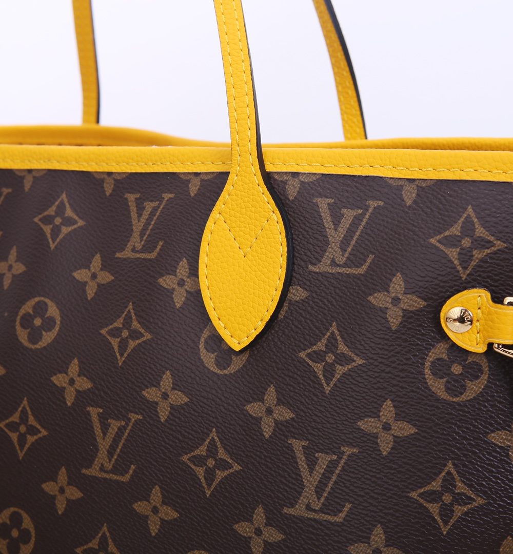 1:1 Replica Louis Vuitton LV Neverfull Bandoulière Inside Out MM Monogram Luxury Women Bag M12779 31cm/ 12.2in