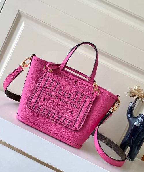 1:1 Replica Louis Vuitton LV Neverfull Bandoulière Inside Out BB Monogram Luxury Women Bag M12106 24cm