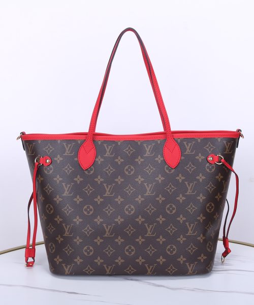 1:1 Replica Louis Vuitton LV Neverfull Bandoulière Inside Out MM Monogram Luxury Women Bag M12708 31cm/ 12.2in